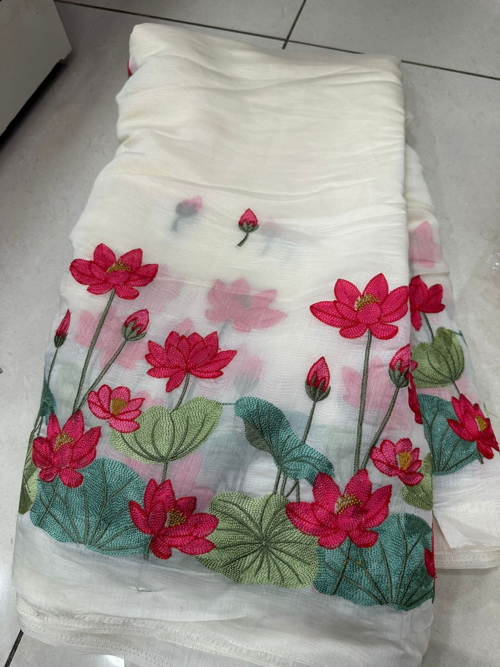 Mul chanderi Fabric