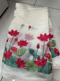 Mul chanderi Fabric